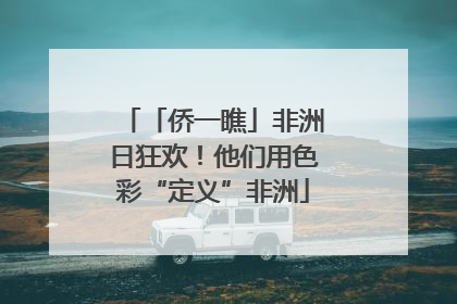 「侨一瞧」非洲日狂欢！他们用色彩“定义”非洲