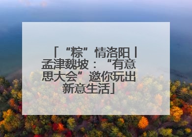 “粽”情洛阳丨孟津魏坡：“有意思大会”邀你玩出新意生活