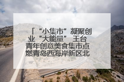 “小集市”凝聚创业“大能量” 王台青年创意美食集市点燃青岛西海岸新区北部新城夜经济