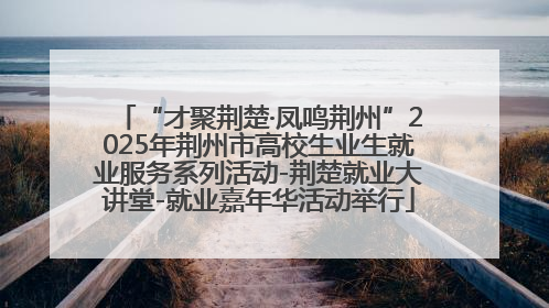 “才聚荆楚·凤鸣荆州”2025年荆州市高校生业生就业服务系列活动-荆楚就业大讲堂-就业嘉年华活动举行