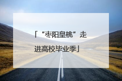 “枣阳皇桃”走进高校毕业季