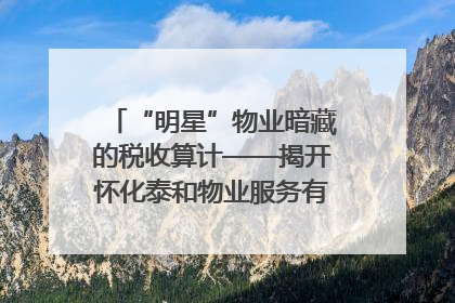 “明星”物业暗藏的税收算计——揭开怀化泰和物业服务有限公司隐匿未开票收入偷税真相