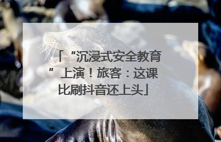 “沉浸式安全教育”上演！旅客：这课比刷抖音还上头