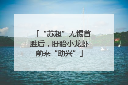 “苏超”无锡首胜后，盱眙小龙虾前来“助兴”