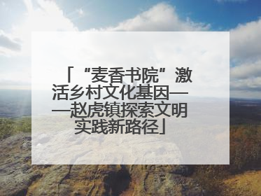 “麦香书院”激活乡村文化基因——赵虎镇探索文明实践新路径