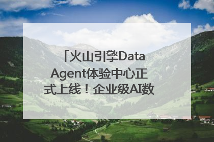 火山引擎Data Agent体验中心正式上线！企业级AI数据专家触手可及