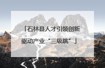 石林县人才引领创新驱动产业“三级跳”
