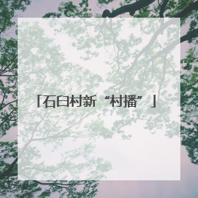 石臼村新“村播”