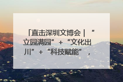 直击深圳文博会｜“立园满园”+“文化出川”+“科技赋能”，成都传媒发布三大文创领域合作清单