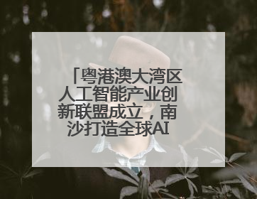 粤港澳大湾区人工智能产业创新联盟成立，南沙打造全球AI产业新高地