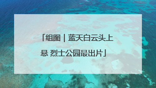 组图｜蓝天白云头上悬 烈士公园最出片