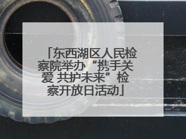 东西湖区人民检察院举办“携手关爱 共护未来”检察开放日活动