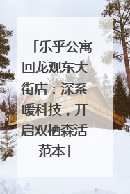 乐乎公寓回龙观东大街店：深系暖科技，开启双栖森活范本