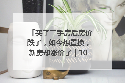 买了二手房后房价跌了，如今想置换，新房却涨价了｜100个买房故事