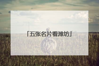 五张名片看潍坊