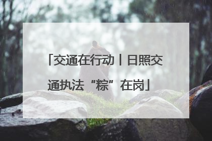 交通在行动丨日照交通执法“粽”在岗