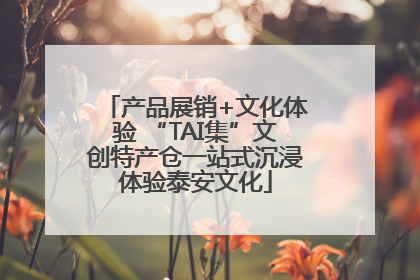 产品展销+文化体验 “TAI集”文创特产仓一站式沉浸体验泰安文化
