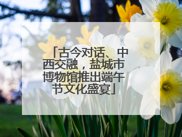 古今对话、中西交融，盐城市博物馆推出端午节文化盛宴