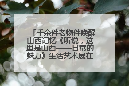 千余件老物件唤醒山西记忆《听说，这里是山西——日常的魅力》生活艺术展在忻州市图书馆开展