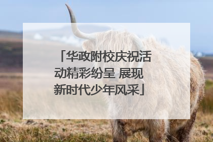 华政附校庆祝活动精彩纷呈 展现新时代少年风采