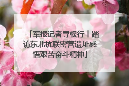 军报记者寻根行丨踏访东北抗联密营遗址感悟艰苦奋斗精神