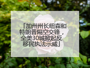 加州州长纽森和特朗普隔空交锋，全美30城掀起反移民执法示威