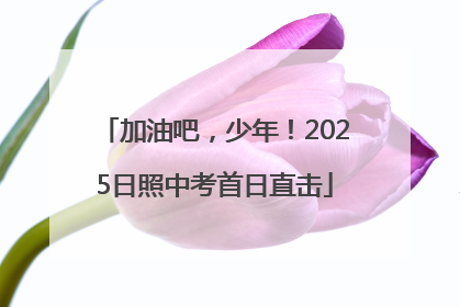 加油吧，少年！2025日照中考首日直击