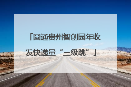 圆通贵州智创园年收发快递量“三级跳”