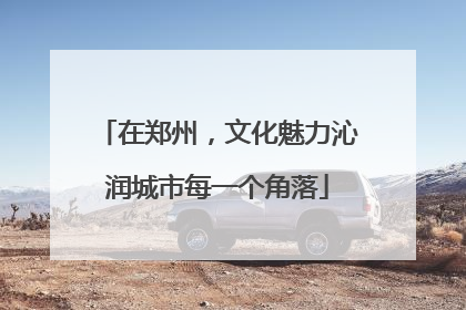 在郑州，文化魅力沁润城市每一个角落