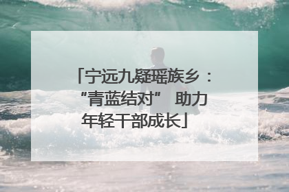 宁远九疑瑶族乡：“青蓝结对” 助力年轻干部成长