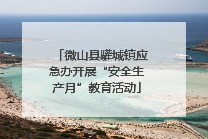 微山县驩城镇应急办开展“安全生产月”教育活动