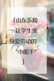 山东乐陵：让学生变身爱劳动的“小能手”