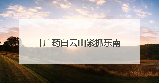 广药白云山紧抓东南亚市场机遇，开启医药产业合作新篇！