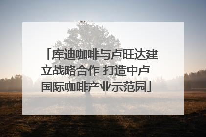 库迪咖啡与卢旺达建立战略合作 打造中卢国际咖啡产业示范园