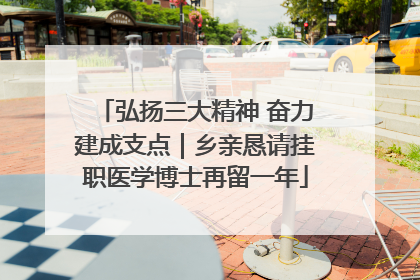 弘扬三大精神 奋力建成支点｜乡亲恳请挂职医学博士再留一年