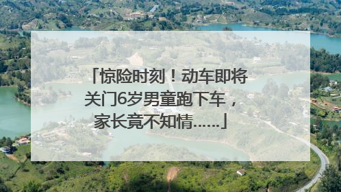 惊险时刻！动车即将关门6岁男童跑下车，家长竟不知情……