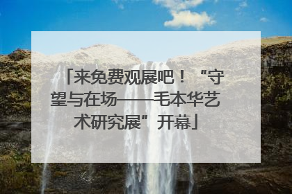 来免费观展吧！“守望与在场——毛本华艺术研究展”开幕