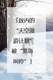 敖丙的“天空漫游计划”被“紧急叫停”