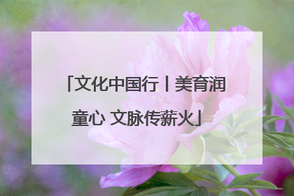 文化中国行丨美育润童心 文脉传薪火