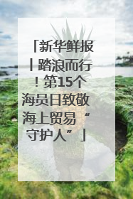 新华鲜报丨踏浪而行！第15个海员日致敬海上贸易“守护人”