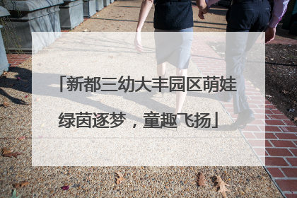 新都三幼大丰园区萌娃绿茵逐梦，童趣飞扬