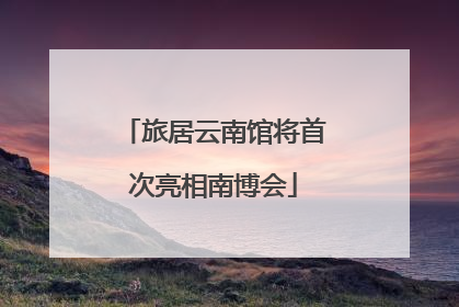 旅居云南馆将首次亮相南博会