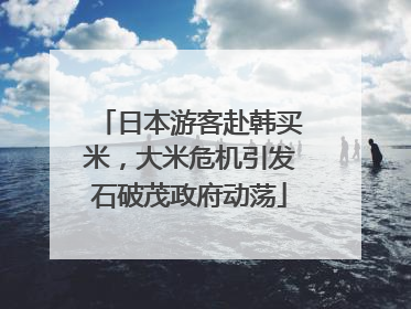 日本游客赴韩买米，大米危机引发石破茂政府动荡
