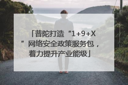 普陀打造“1+9+X”网络安全政策服务包，着力提升产业能级