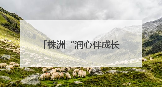 株洲“润心伴成长·同心护未来”项目团队走进乡村