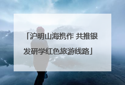 沪明山海携作 共推银发研学红色旅游线路