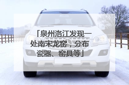 泉州洛江发现一处南宋龙窑，分布瓷器、窑具等