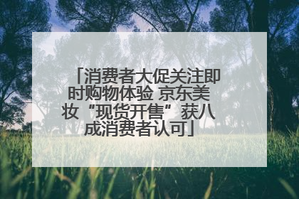 消费者大促关注即时购物体验 京东美妆“现货开售”获八成消费者认可
