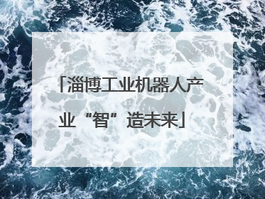淄博工业机器人产业“智”造未来
