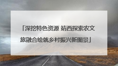 深挖特色资源 靖西探索农文旅融合绘就乡村振兴新图景